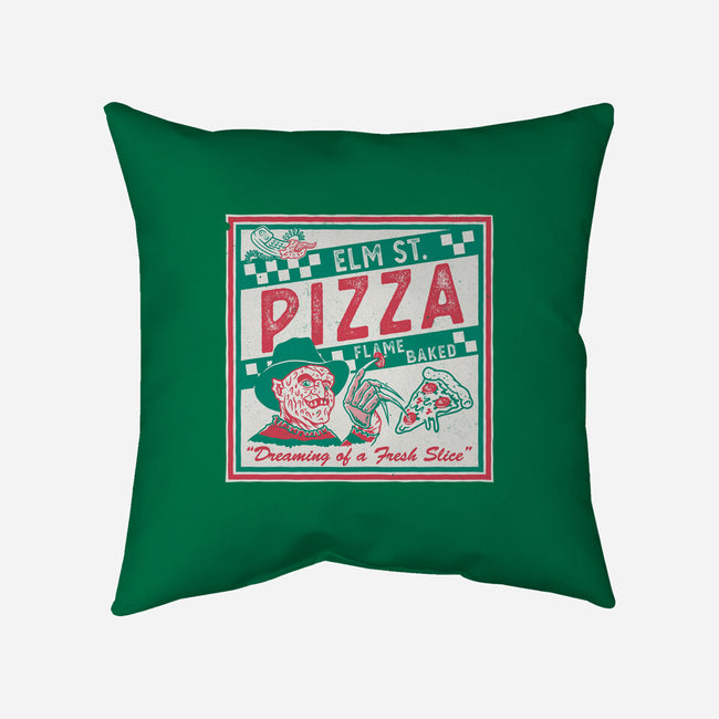 Elm St Pizza-None-Non-Removable Cover w Insert-Throw Pillow-Nemons