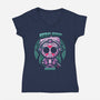 Friday Night Horror-Womens-V-Neck-Tee-jrberger