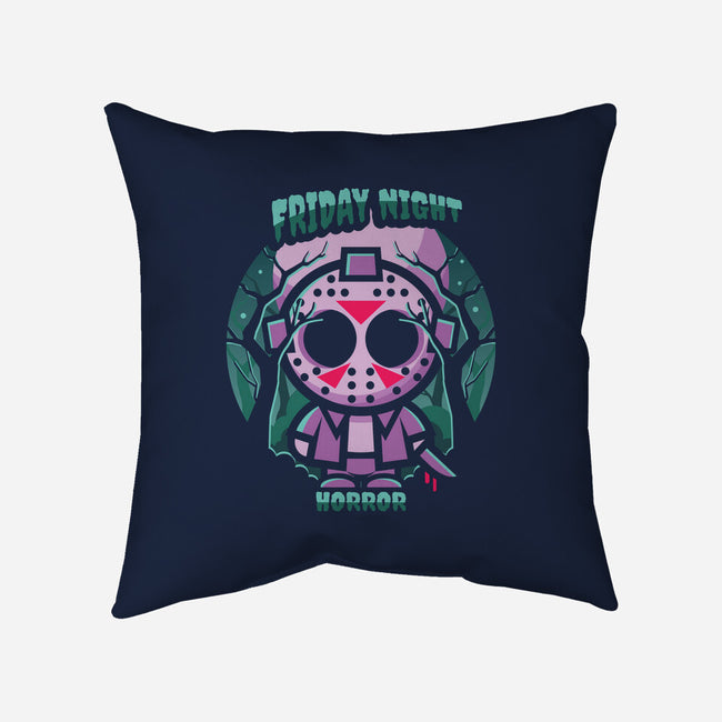 Friday Night Horror-None-Removable Cover w Insert-Throw Pillow-jrberger