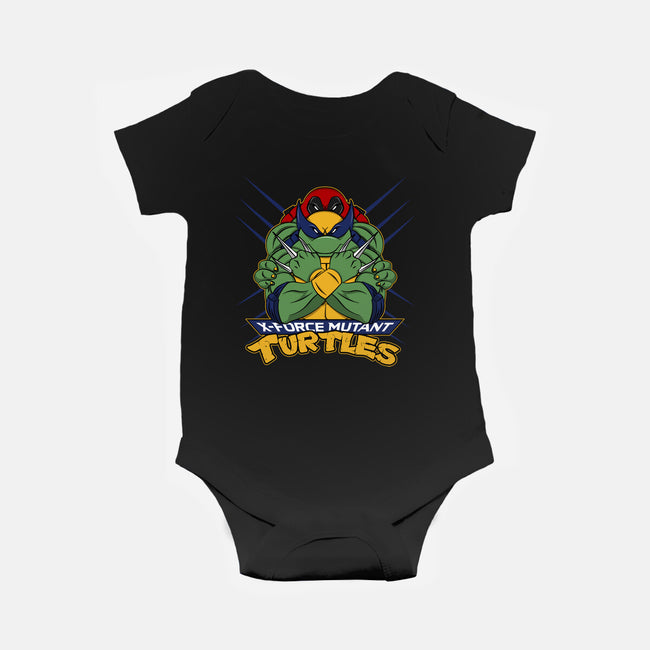 X-Force Mutant Turtles-Baby-Basic-Onesie-Nieco