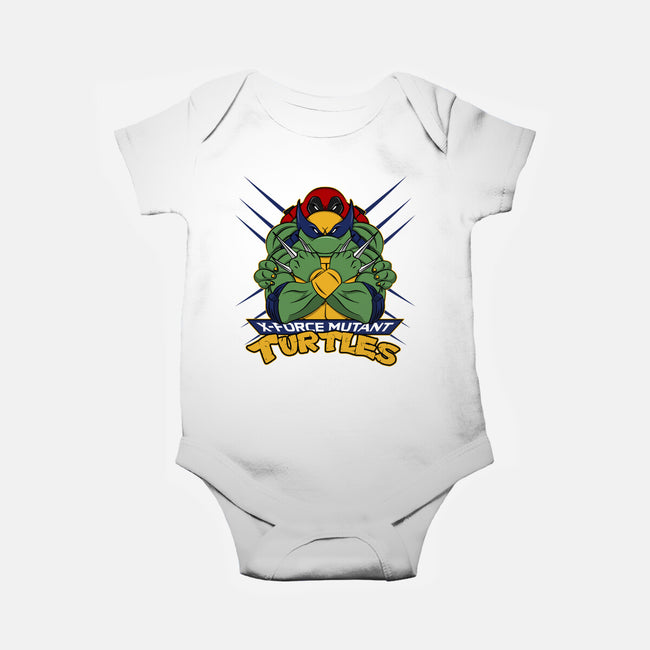 X-Force Mutant Turtles-Baby-Basic-Onesie-Nieco