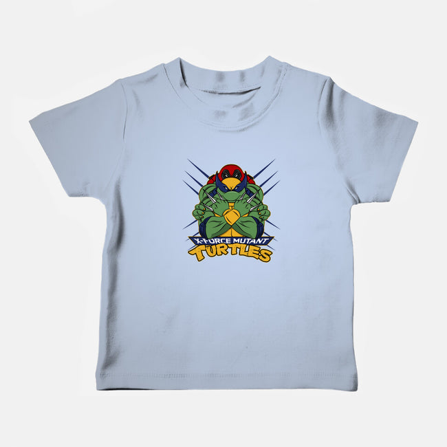 X-Force Mutant Turtles-Baby-Basic-Tee-Nieco