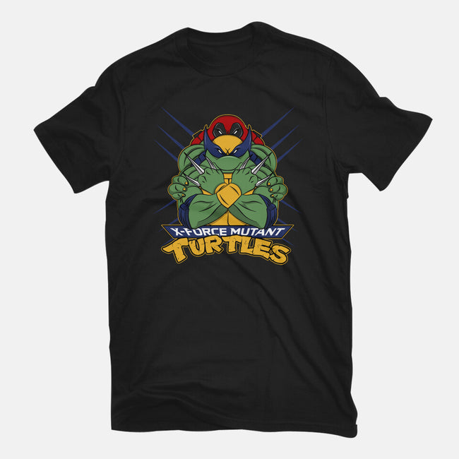 X-Force Mutant Turtles-Womens-Fitted-Tee-Nieco