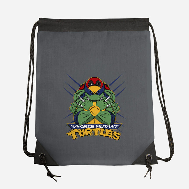 X-Force Mutant Turtles-None-Drawstring-Bag-Nieco