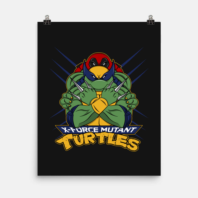 X-Force Mutant Turtles-None-Matte-Poster-Nieco