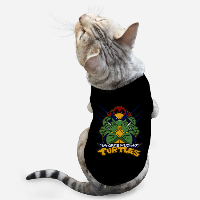 X-Force Mutant Turtles-Cat-Basic-Pet Tank-Nieco