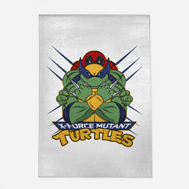 X-Force Mutant Turtles-None-Indoor-Rug-Nieco