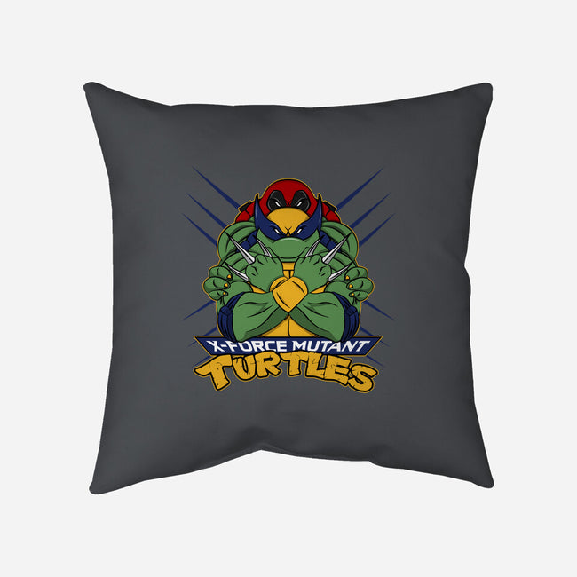 X-Force Mutant Turtles-None-Non-Removable Cover w Insert-Throw Pillow-Nieco