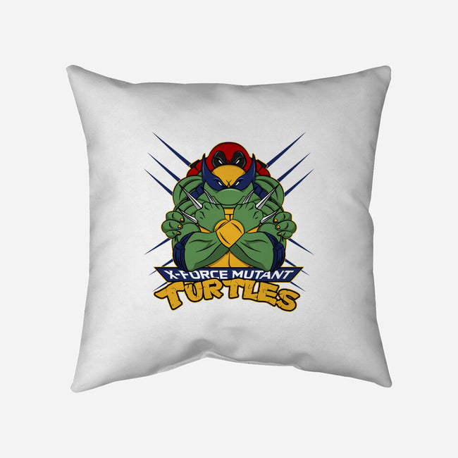 X-Force Mutant Turtles-None-Non-Removable Cover w Insert-Throw Pillow-Nieco