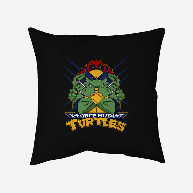 X-Force Mutant Turtles-None-Removable Cover w Insert-Throw Pillow-Nieco