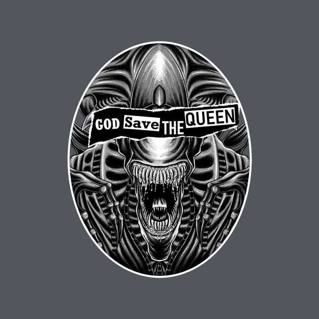 God Save The Queen-Womens-V-Neck-Tee-rmatix