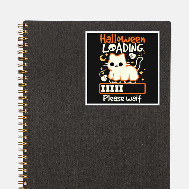 Halloween Loading-None-Glossy-Sticker-NemiMakeit