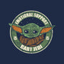 Emotional Support Jedi-Womens-V-Neck-Tee-turborat14