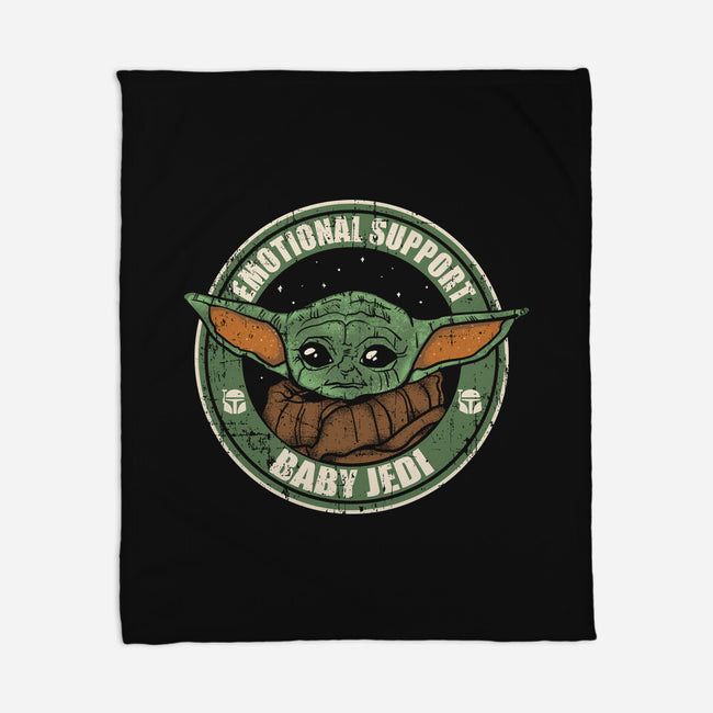 Emotional Support Jedi-None-Fleece-Blanket-turborat14