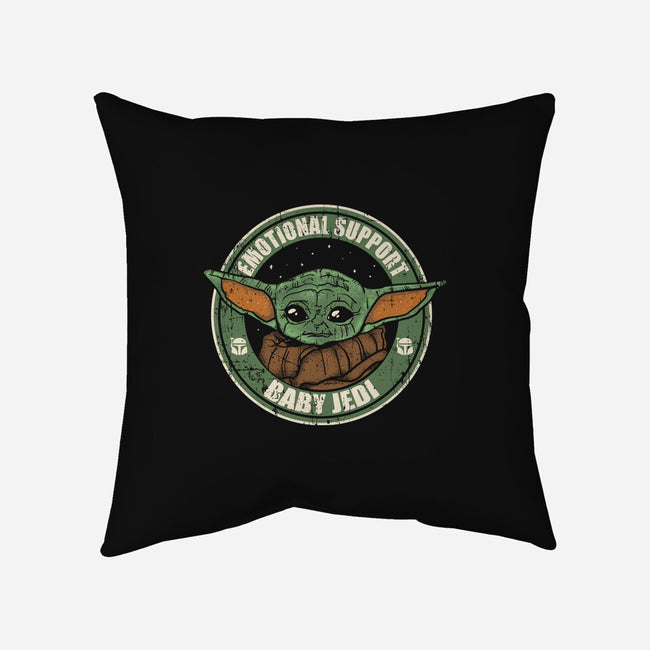 Emotional Support Jedi-None-Removable Cover-Throw Pillow-turborat14