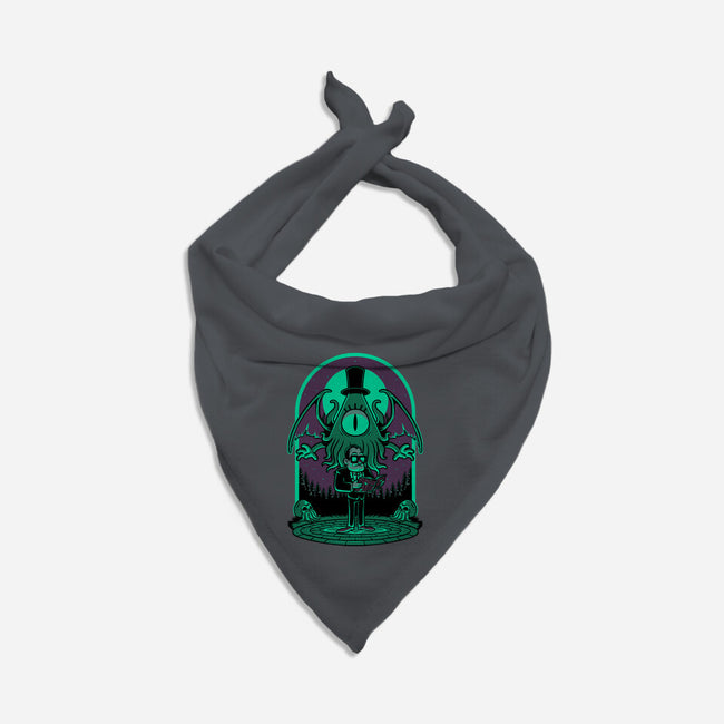 Lovecraft Ritual Falls-Cat-Bandana-Pet Collar-Studio Mootant