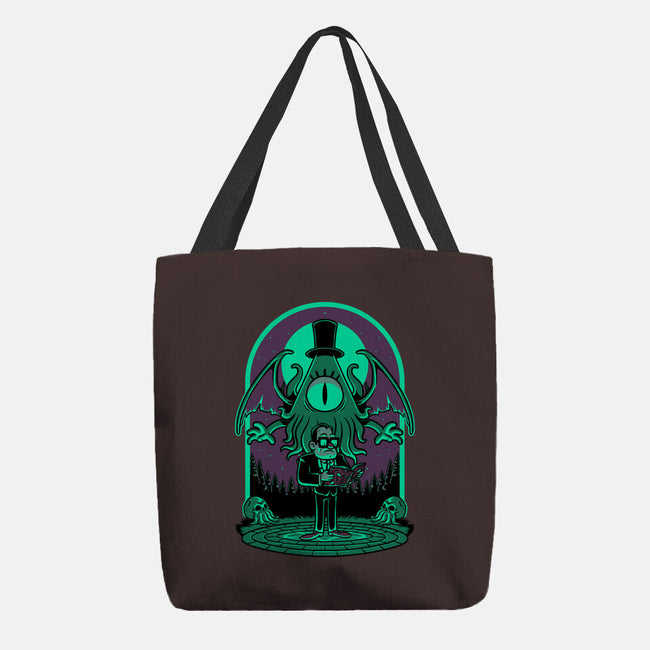 Lovecraft Ritual Falls-None-Basic Tote-Bag-Studio Mootant