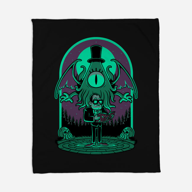 Lovecraft Ritual Falls-None-Fleece-Blanket-Studio Mootant