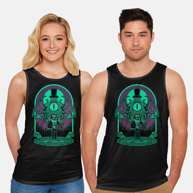 Lovecraft Ritual Falls-Unisex-Basic-Tank-Studio Mootant