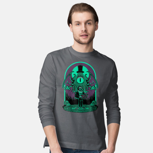 Lovecraft Ritual Falls-Mens-Long Sleeved-Tee-Studio Mootant