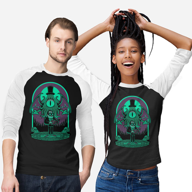 Lovecraft Ritual Falls-Unisex-Baseball-Tee-Studio Mootant