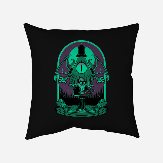 Lovecraft Ritual Falls-None-Non-Removable Cover w Insert-Throw Pillow-Studio Mootant