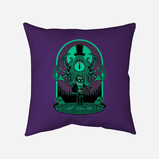 Lovecraft Ritual Falls-None-Non-Removable Cover w Insert-Throw Pillow-Studio Mootant