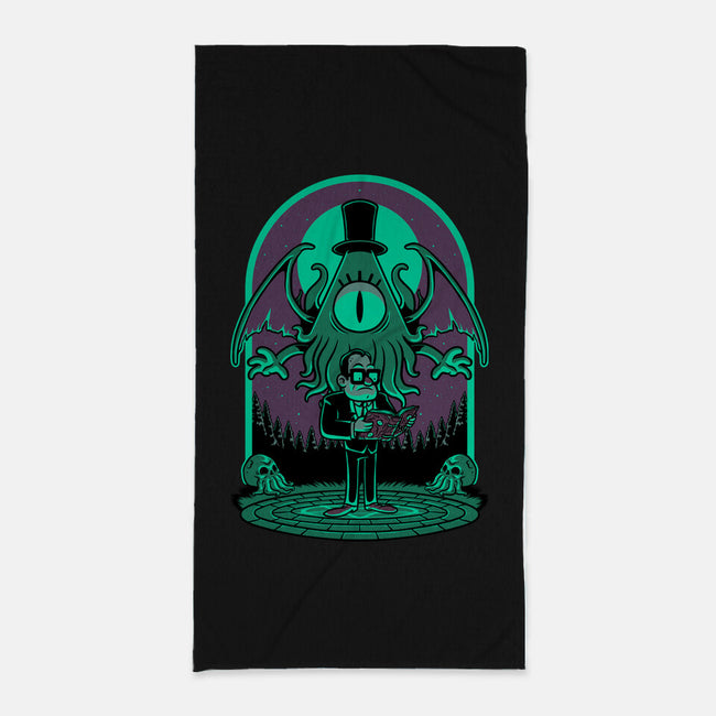 Lovecraft Ritual Falls-None-Beach-Towel-Studio Mootant