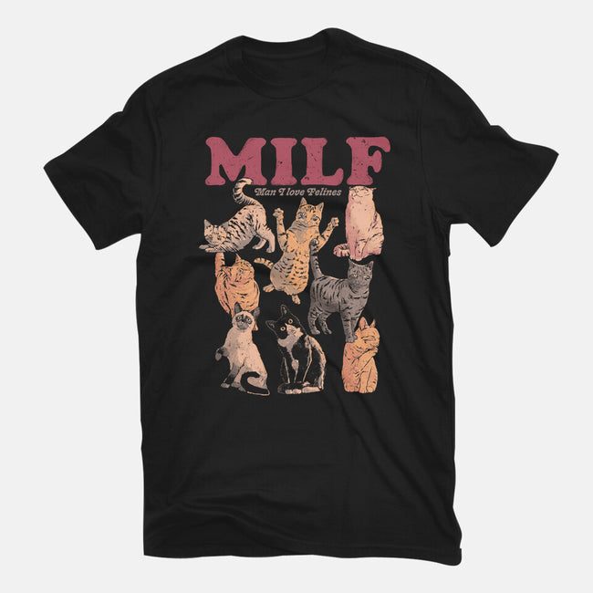 Man I Love Felines-Unisex-Basic-Tee-eduely