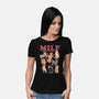 Man I Love Felines-Womens-Basic-Tee-eduely