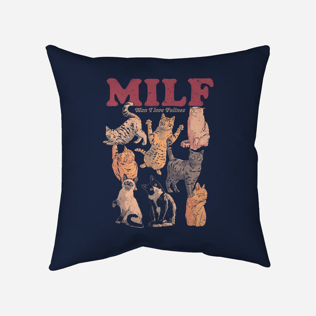 Man I Love Felines-None-Removable Cover w Insert-Throw Pillow-eduely