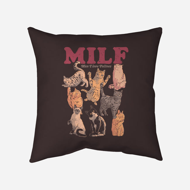 Man I Love Felines-None-Removable Cover-Throw Pillow-eduely