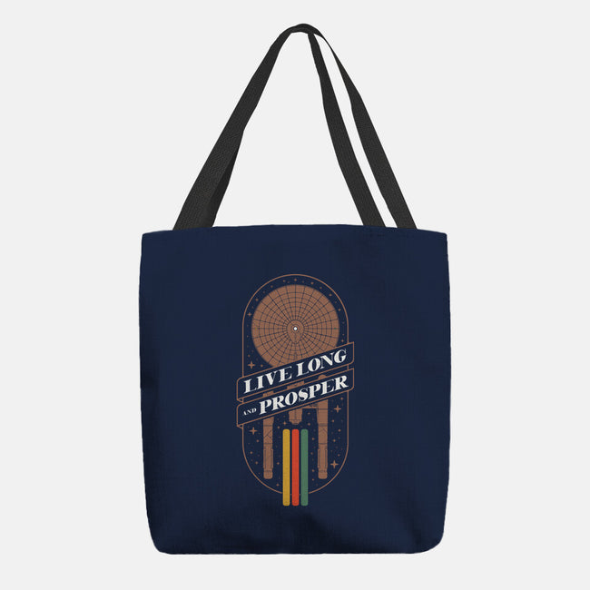 Live Long And Retro-None-Basic Tote-Bag-BadBox