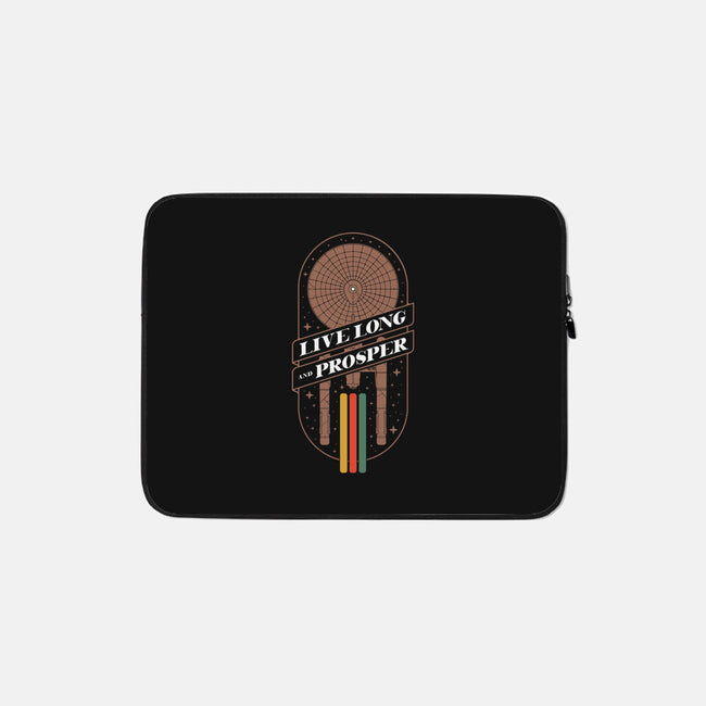 Live Long And Retro-None-Zippered-Laptop Sleeve-BadBox