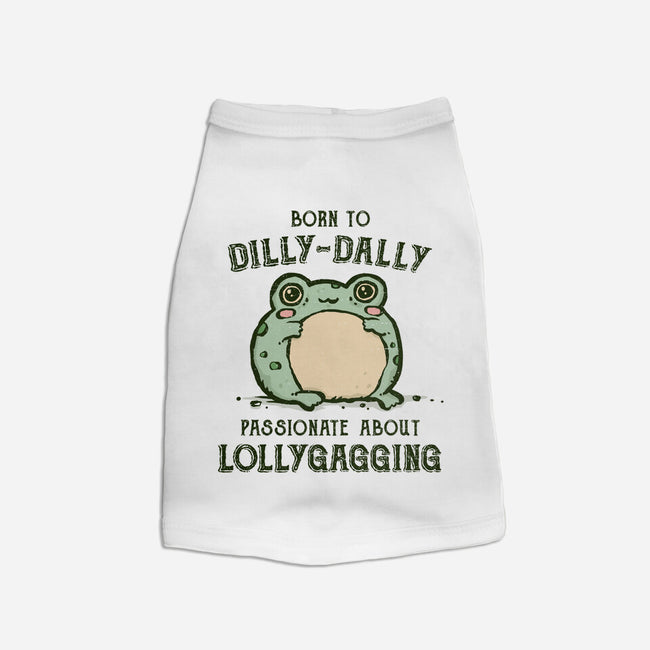 Born To Dilly-Dally-Dog-Basic-Pet Tank-kg07