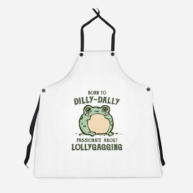 Born To Dilly-Dally-Unisex-Kitchen-Apron-kg07