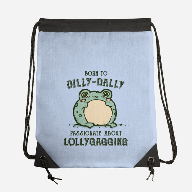 Born To Dilly-Dally-None-Drawstring-Bag-kg07