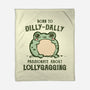 Born To Dilly-Dally-None-Fleece-Blanket-kg07