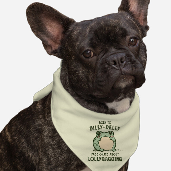 Born To Dilly-Dally-Dog-Bandana-Pet Collar-kg07