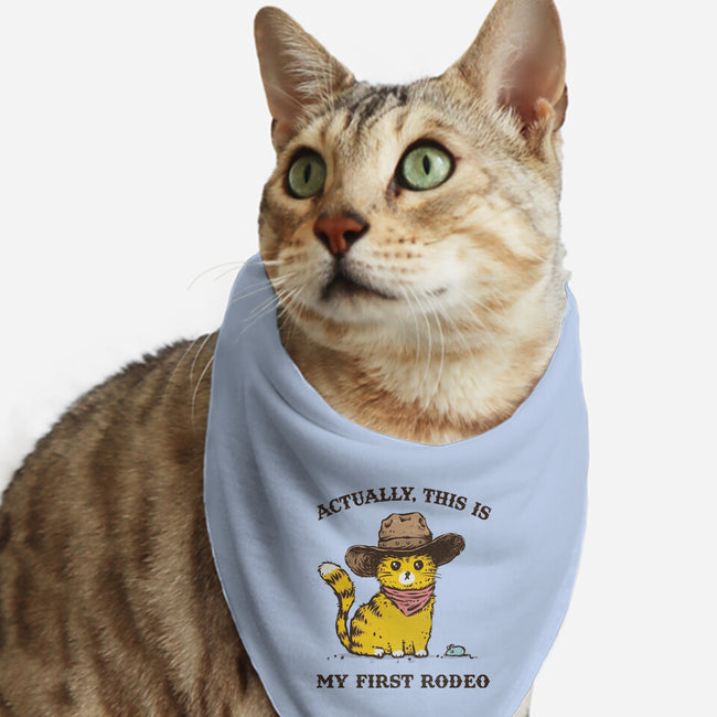 This Is My First Rodeo-Cat-Bandana-Pet Collar-kg07