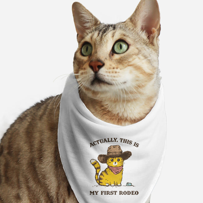 This Is My First Rodeo-Cat-Bandana-Pet Collar-kg07