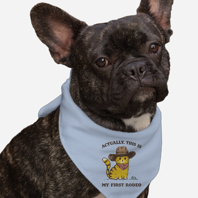 This Is My First Rodeo-Dog-Bandana-Pet Collar-kg07