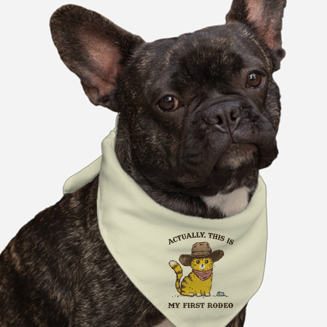 This Is My First Rodeo-Dog-Bandana-Pet Collar-kg07