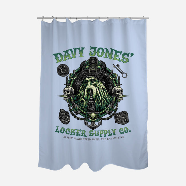 Locker Supply-None-Polyester-Shower Curtain-glitchygorilla