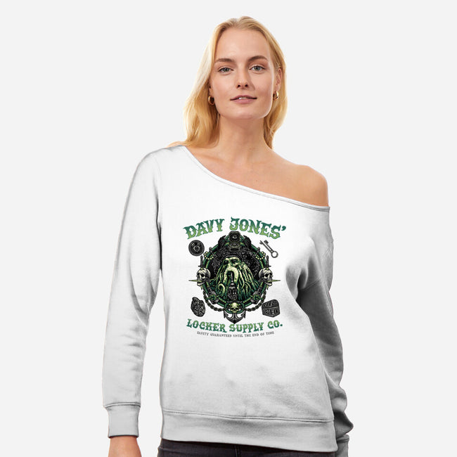 Locker Supply-Womens-Off Shoulder-Sweatshirt-glitchygorilla