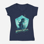 Hero Of The Wild-Womens-V-Neck-Tee-rmatix