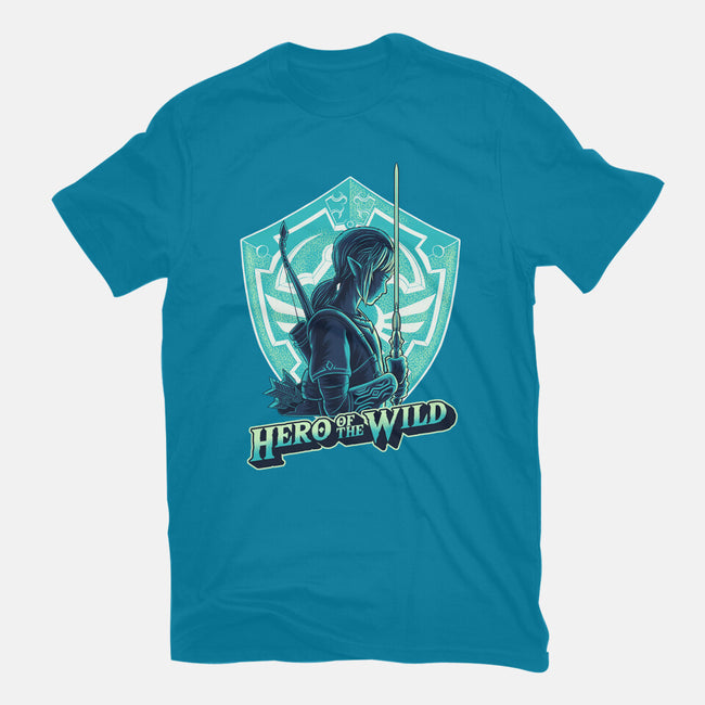 Hero Of The Wild-Womens-Fitted-Tee-rmatix