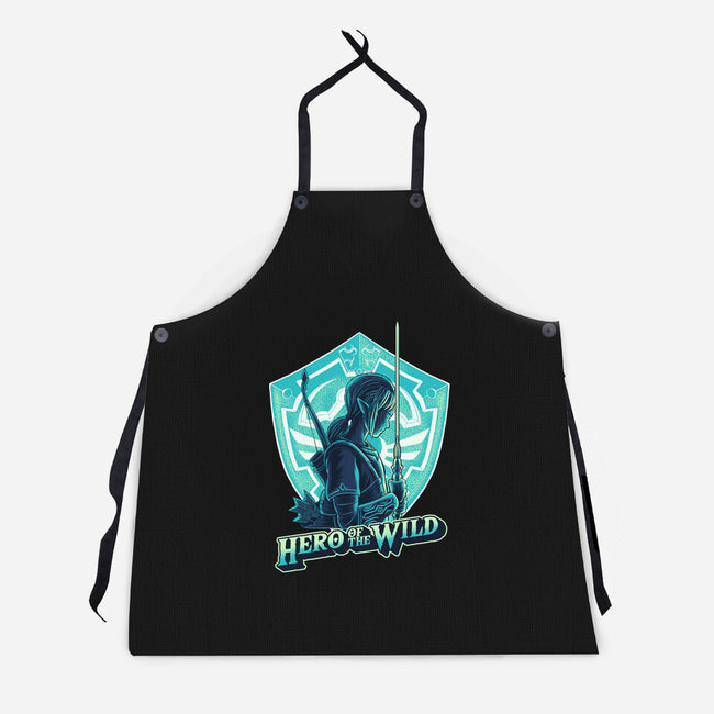 Hero Of The Wild-Unisex-Kitchen-Apron-rmatix