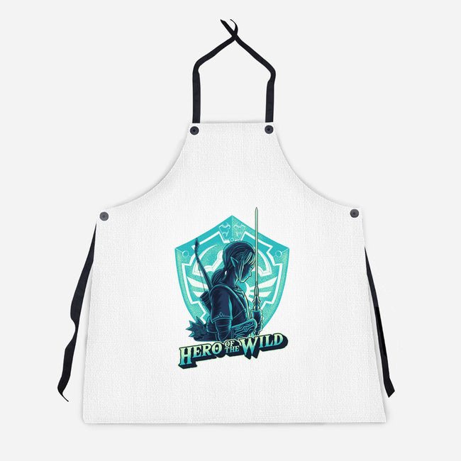 Hero Of The Wild-Unisex-Kitchen-Apron-rmatix