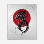 Xenomorph Sumi-e-None-Fleece-Blanket-DrMonekers